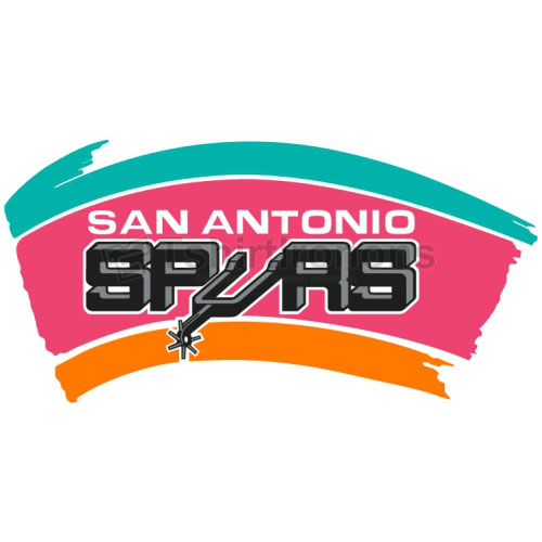 San Antonio Spurs T-shirts Iron On Transfers N1193 - Click Image to Close